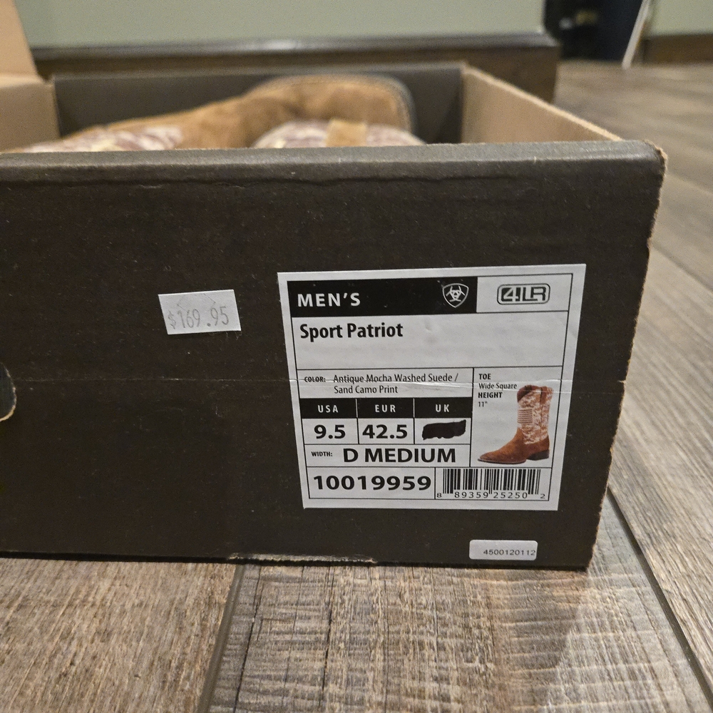 Ariat Camo and Brown Western Boots - Picture 11 of 11
